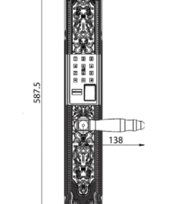 Khóa cửa điện tử Avolock AC 998F G - 8